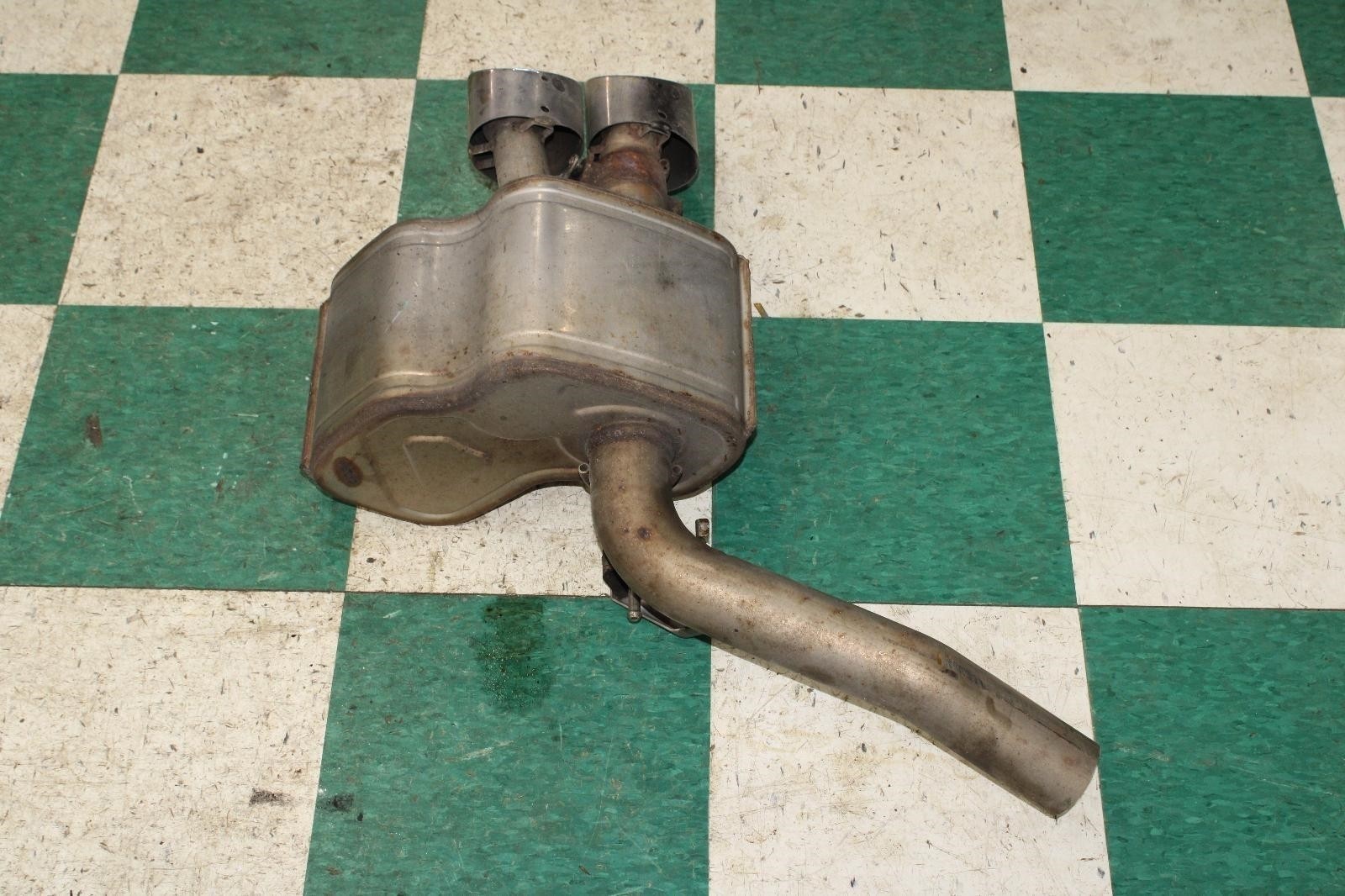 14-19 Ghibli 3.0L Driver Side Left LH Dual Tip Exhaust Muffler OEM Factory WTY