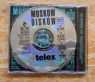 Telex- Moskow Diskow Remix- MAXI CDS- 4TRK! EXCELLENT! ELECTRO
