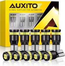 AUXITO 194 LED Light Bulb 6000K White 168 2825 W5W T10 Wedge 24-SMD 3014 Chipset
