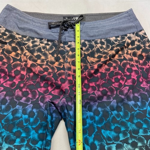 Rip Curl Shorts Mens XL Multicolor Floral Swim Trunks High Rise Drawstring - Picture 8 of 16