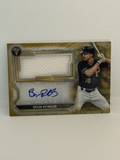 2020 Topps Triple Threads - Auto Jumbo Relics Bryan Reynolds #ASJR-BR Gold /25
