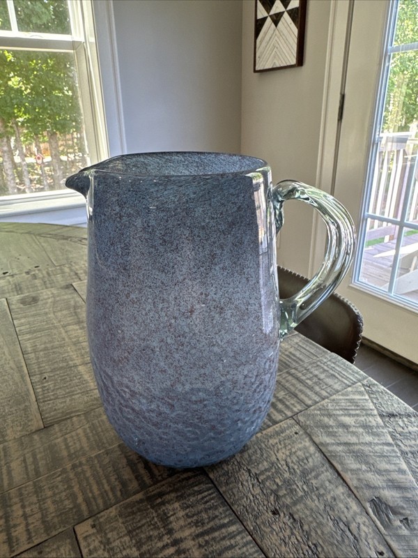 Anthropologie  Arrondi Pitcher Hand Blown