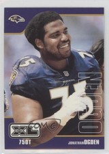 2002 Upper Deck XL Jonathan Ogden #37 HOF 3y4