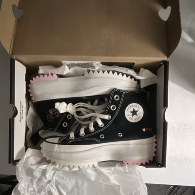 Converse Run Star Hike High Top Platform Sneakers Valentine s Love