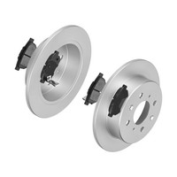f.becker Bremsscheiben Ø239MM + BremsbelÄGe Hinten FÜR Honda Civic VI Jazz II