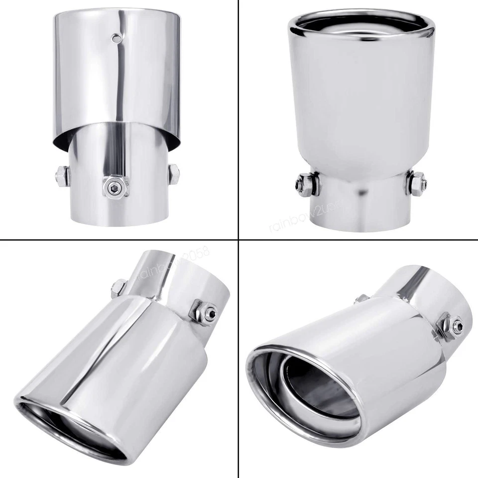 Stainless Steel 2PCS Exhaust Pipe Tip Muffler For 2008 Pontiac Solstice GXP Foto 4 de 4