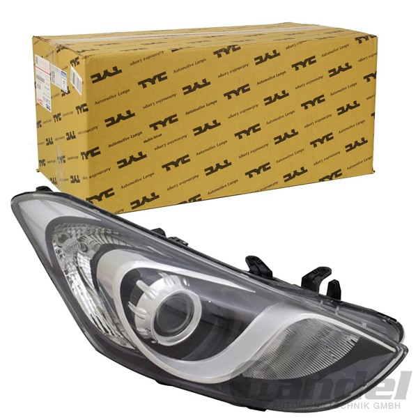 TYC Halogen Hauptscheinwerfer Scheinwerfer Rechts Passend FüR Hyundai I30-image