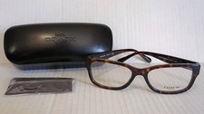 Montura óptica para gafas Coach HC6133T 5120 brillo tortuga oscuro y estuche - ¡NUEVO!