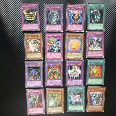 Yu-Gi-Oh! TCG DR1 Dark Revelation 1 Unlimited 16-Card Lot English St. Joan