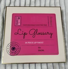 ULTA Beauty Lip Glossary 16-Piece Lip Vault Lip Oils, Glosses, Mattes & Stains