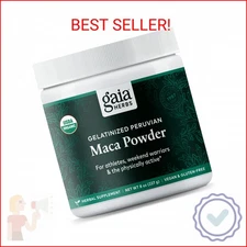 Gaia Herbs Maca Powder - Natural Energy Supplement - Supports and Maintains Heal