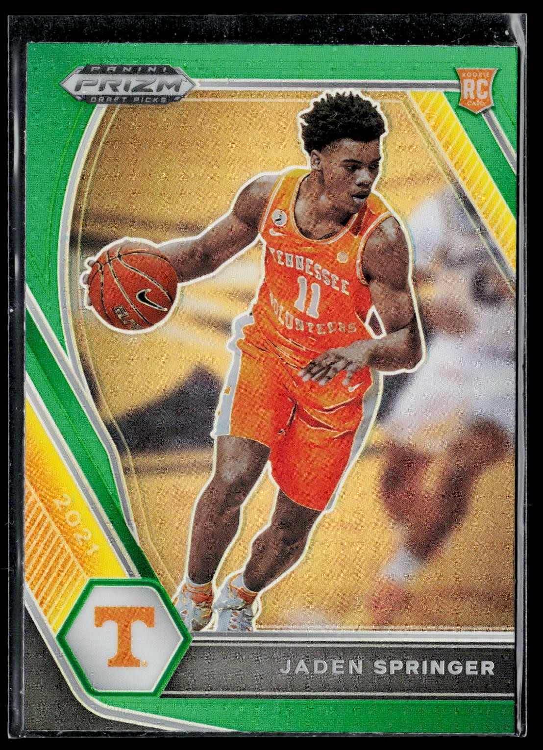 2021 Panini Prizm Draft Picks Green Jaden Springer #19