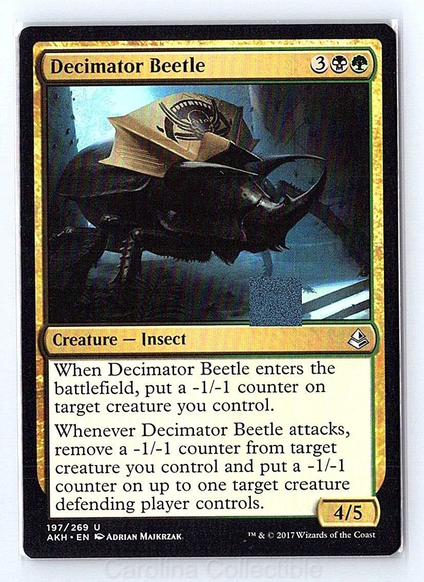 Decimator Beetle Near Mint - Amonkhet 197 Magic: The Gathering