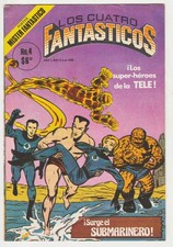 CUATRO FANTASTICOS #4 NOVEDADES MEXICO 1st S.A. SUB-MARINER FANTASTIC FOUR #4