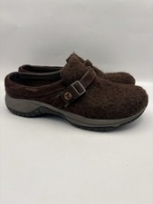 Merrell Encore Groove Wool Brown Clogs Women Size 9