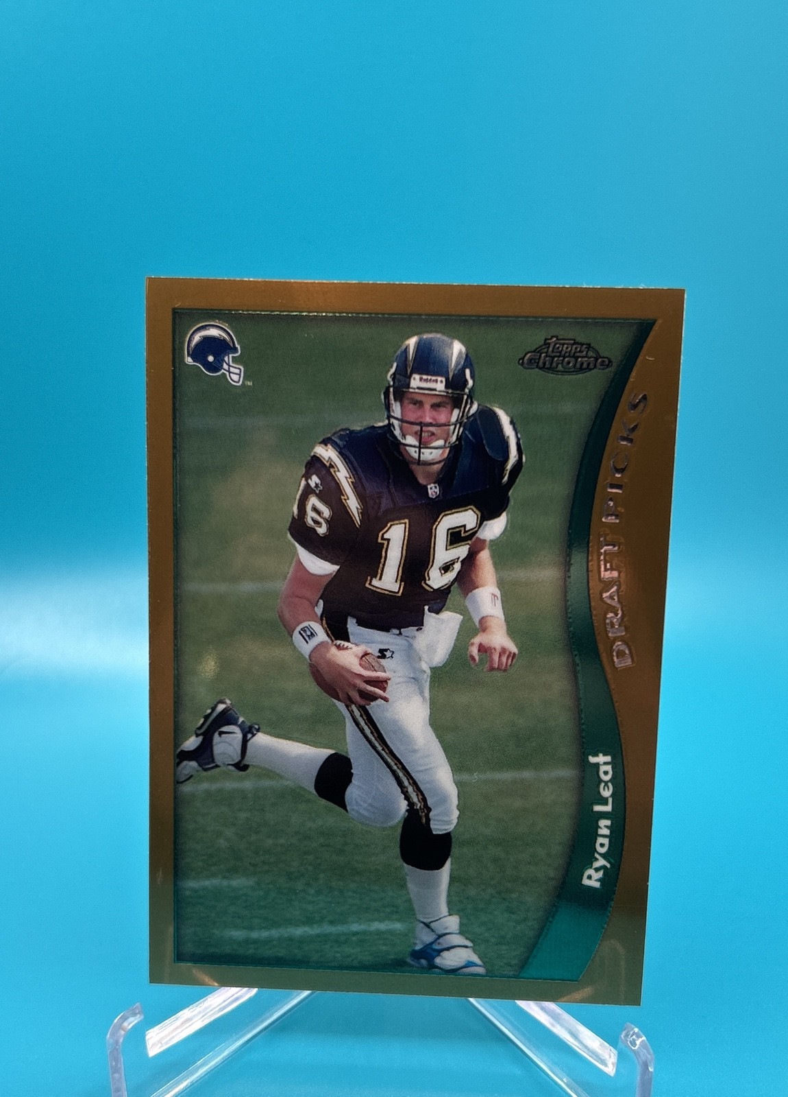 1998 Topps Chrome - Draft Picks Ryan Leaf #66 (RC)