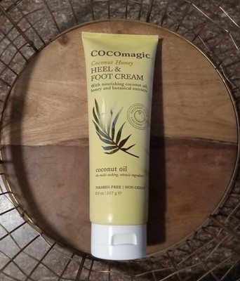 COCOmagic Coconut Honey Heel and Foot Cream - 8 oz bottle - Unopened - Brand New