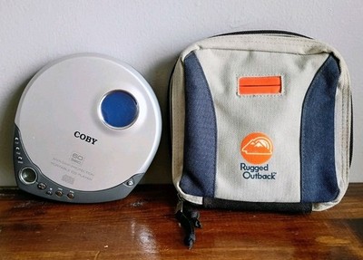 COBY (CX-CD316) Portable CD Player LCD Anti-Skip   Belt Loop Case Rugged Outback