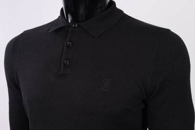NEW ZILLI SWEATER KNITWEAR for MENS /935 EUR/ Size 3XL,/ black,cotton,last piece