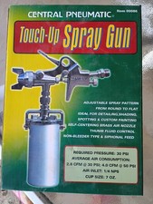 New Central Pneumatic Touch Up Spray Gun 30 Psi Adjustable 00086