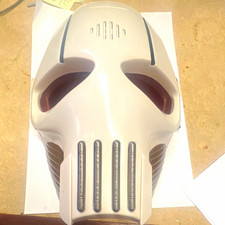 Star Wars droid  Mask White with Red Tinted Visor
