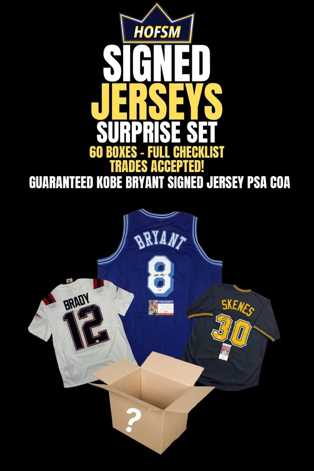 KOBE BRYANT CHASE - Autographed Jersey Surprise Set! 60 Box Break!