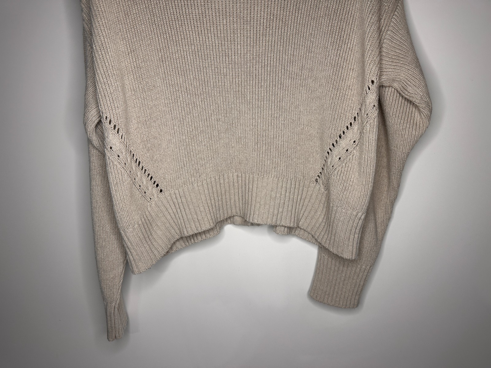 Marine Layer Beige Knit Button Front Cardigan Wom… - image 7