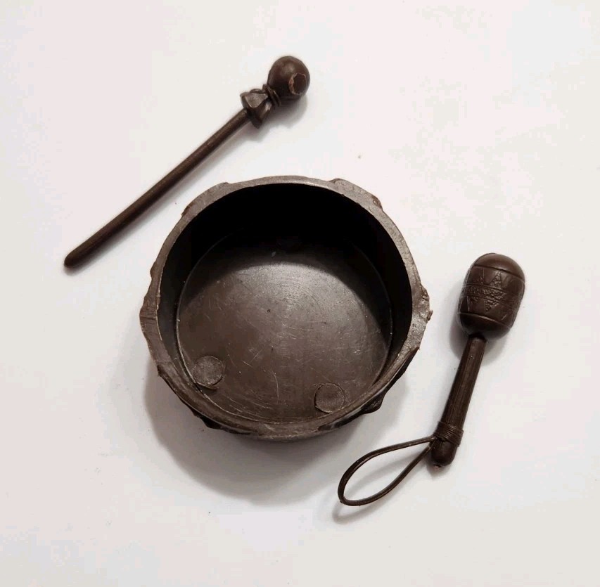 MARX BEST OF THE WEST JOHNNY WEST RATTLE & DRUM SET CHIEF CHEROKEE ...