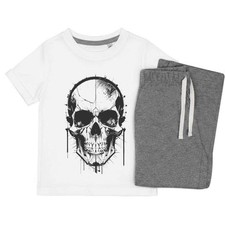 'Cyborg Skull' Kids Nightwear / Pyjama Set (KP043630)