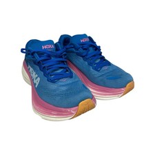 Hoka One One Bondi 8 Blue Pink Running Shoes Women  s Size 9B