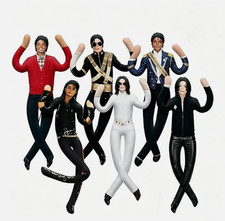 Michael Jackson Cosplay Doll Plush Stuffed Figure Abstract Joint Mobility Toy US