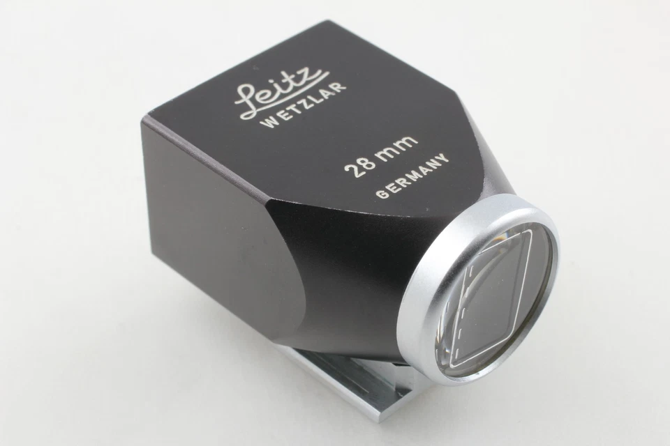 [Casi COMO NUEVO] Visor Leica 28 mm SLOOZ 12007 negro Leitz Wetzlar Finder JAPÓN Foto 4 de 4