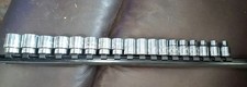 Mac Tools X6 18pc 38 Drive 6pt Metric Shallow Socket Set 6mm-23mm