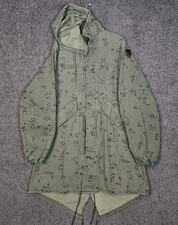 Vintage Military Desert Night Camouflage Fishtail Parka Men Medium Jacket 194th