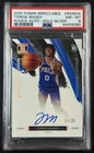 TYRESE MAXEY PSA 8 2020-21 PANINI IMPECCABLE ROOKIE AUTO HOLO SILVER RC 17/25