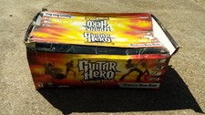 PS2 Guitar Hero World Tour COMPLETE BAND BUNDLE - **BOX ONLY!!** **POOR SHAPE**