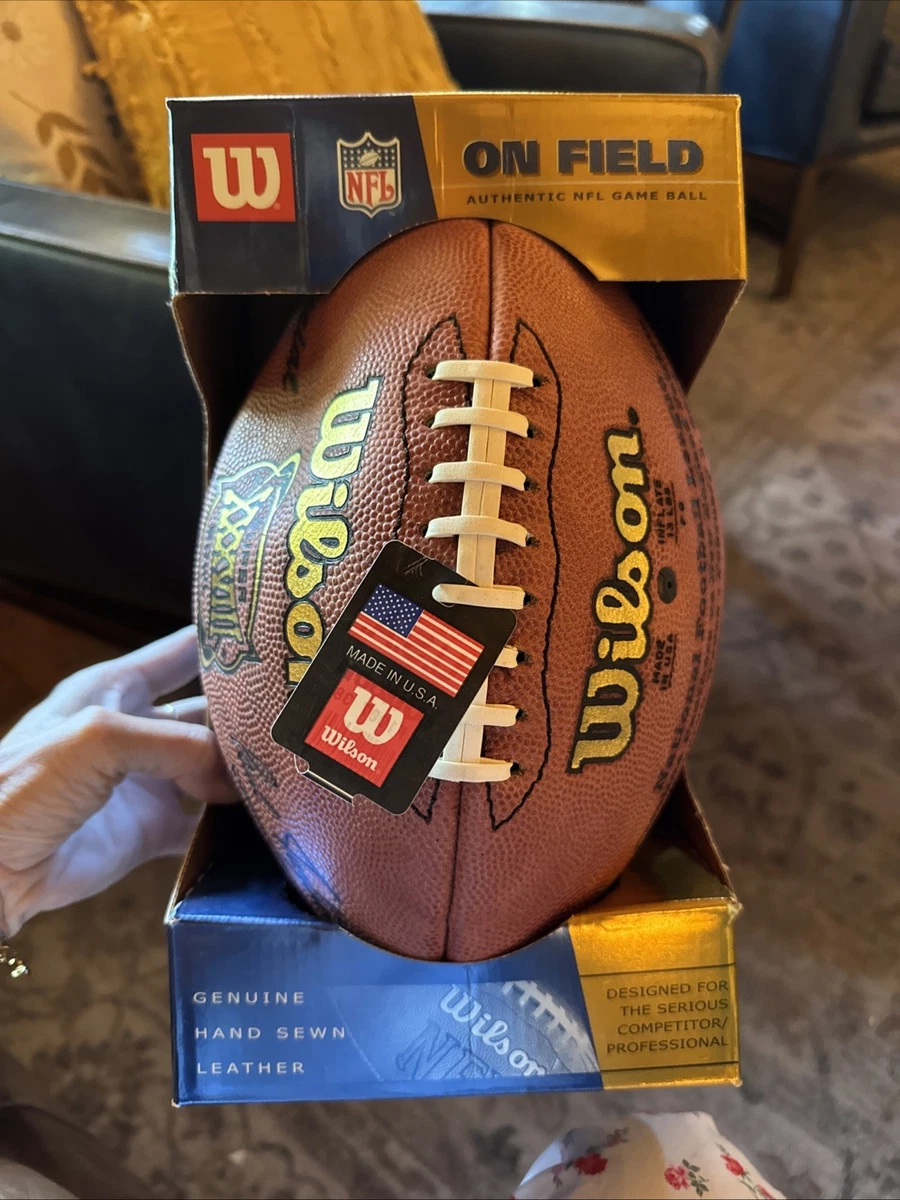 authentic nfl game ball products for sale | eBay