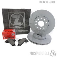 ZIMMERMANN Bremsscheiben + Beläge hinten für PEUGEOT