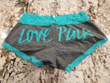 True Vintage Victoria  s Secret PINK LOVE PINK Low Rise Boyshort Panties Medium