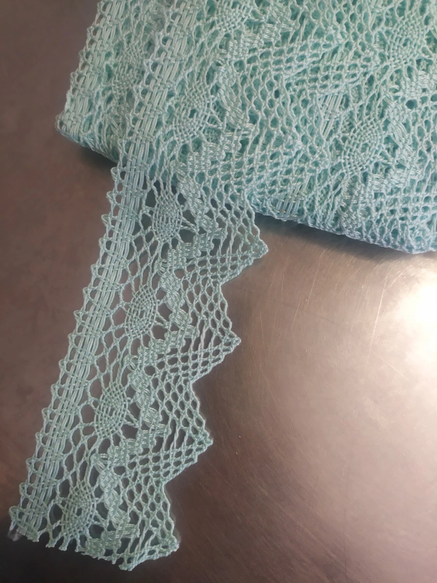 Applicazione In Pizzo Ricamato FREEBLOSS – Bordo Foglie Bianche – Lunghezza 9,5 Metri – Per Abiti Da Sposa, Fai Da Te E Sartoria