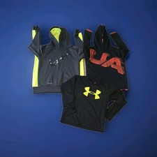 LOT 3-BOYS SIZE:YXL NIKE THERMA-FIT HOODIE/TOP  UNDER ARMOR HOODIE EXCELLENT 