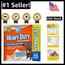 OUT Heavy Duty XXL Dog Pads Absorbent Pet Training and Puppy Pads 30 Pads