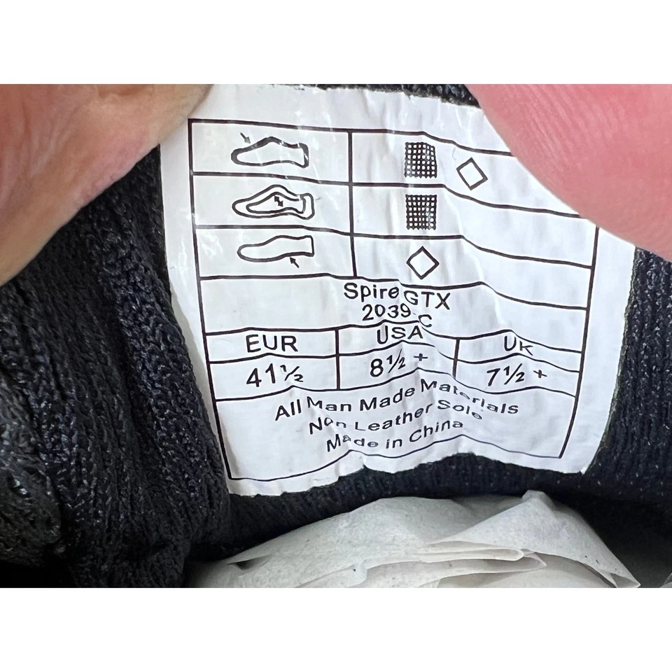 La Sportiva Spire GTX Senderismo Trail Zapatos Para Hombres 8.5+ Carbono Verde Manzana Gore-Tex Foto 4 de 4