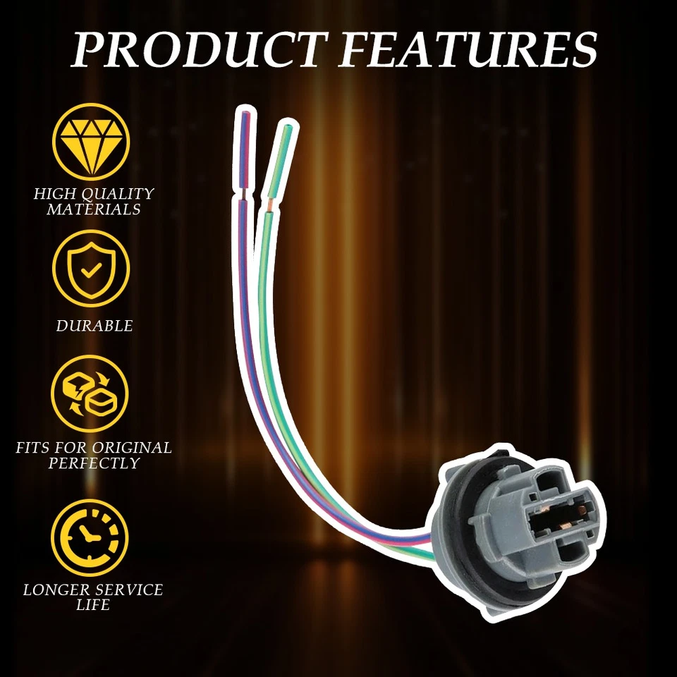 Cable hembra coleta T20 zócalo 7440 dos arneses señal de giro frontal universal 2/4X Foto 4 de 4