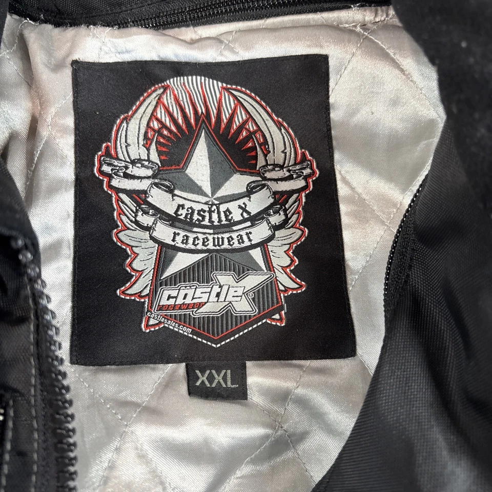 Chaqueta Castle X Racewear HITENA REISSA TALLA XXL Cremallera Completa Moto de Nieve Motocicleta Foto 2 de 4