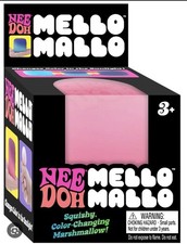 Schylling NeeDoh Mello Mallo Pink Color Changing Squishy Toy Fidget Nee Doh