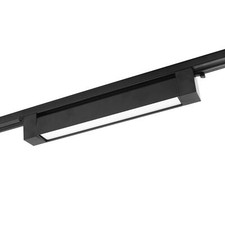 Barra a LED 20W Nera diffusore opaco binario monofase BARLED-MONO-20W-NERO