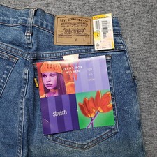 VTG Levis Orange Tab Jeans Womens 13 Blue Tapered Stretch Denim 57912-3691 New