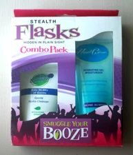 Smuggle Your Booze Stealth Flask - 7 oz with Bonus 4.5 oz Tube