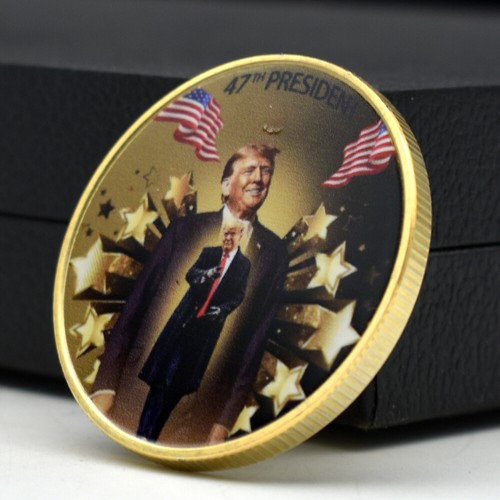 Donald Trump Metal Crafts Challenge Coin US 47th President Medal Collectibles